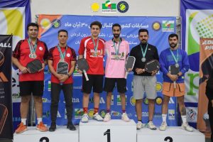 قهرمانان مسابقه پیکلبال 500 امتیازی آقایان پدل زون